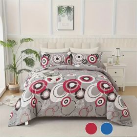 Oriental Beauty Quilt 3-piece Set (Option: QUEEN)