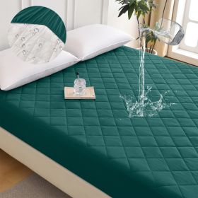 Diamond Grid Ultrasonic Waterproof Mattress Protector (Option: W13664153)