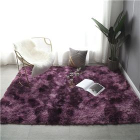 Plush Girl's Room With Tatami Mats Beside The Bed (Option: Deep purple-120x160cm)